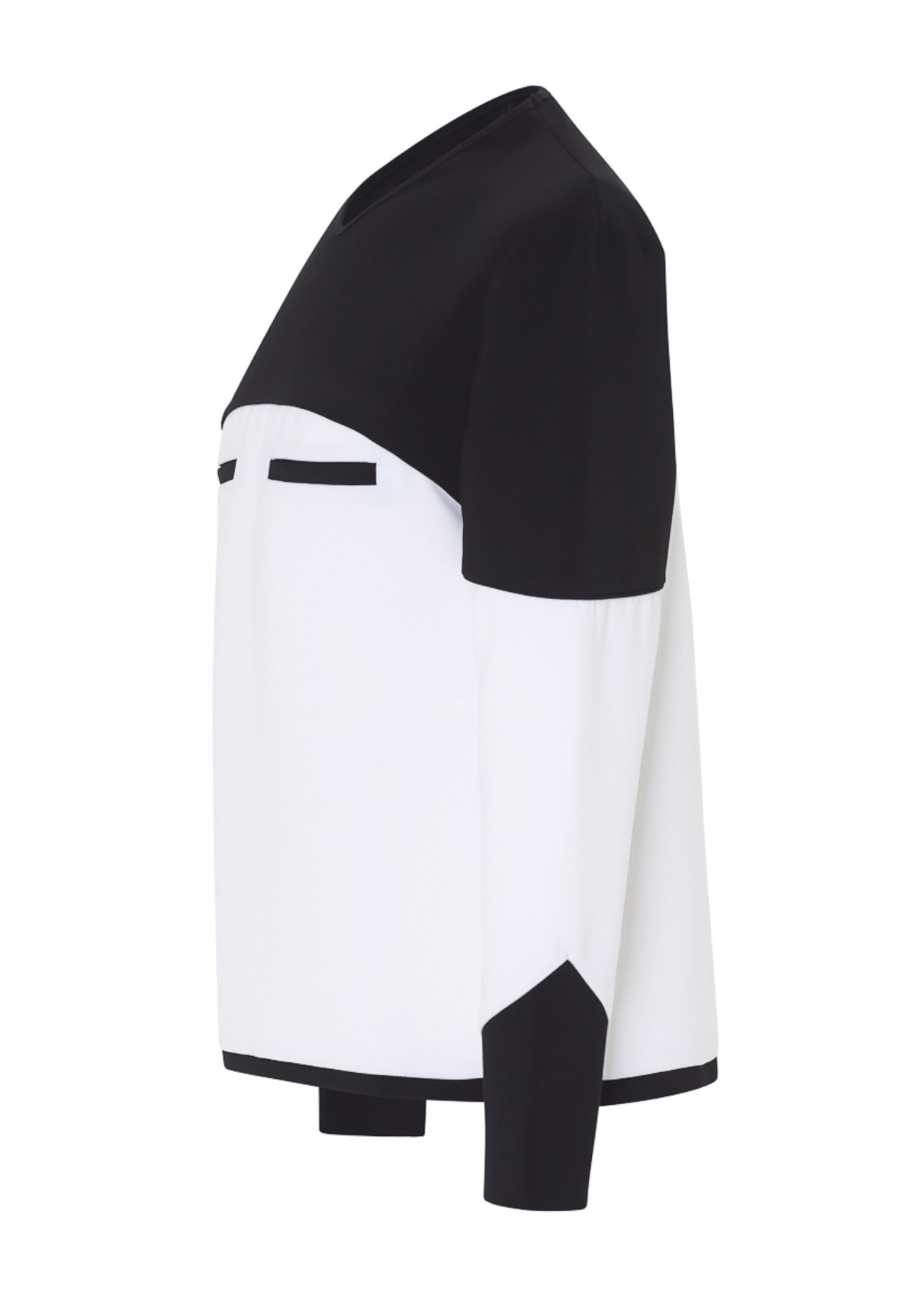 Camiseta Contraste CLASSIC - Blanco Negro