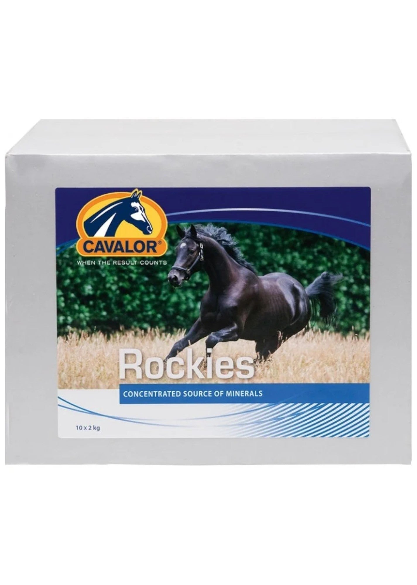 Bloque de sal para caballos Cavalor Rockies 2 kg