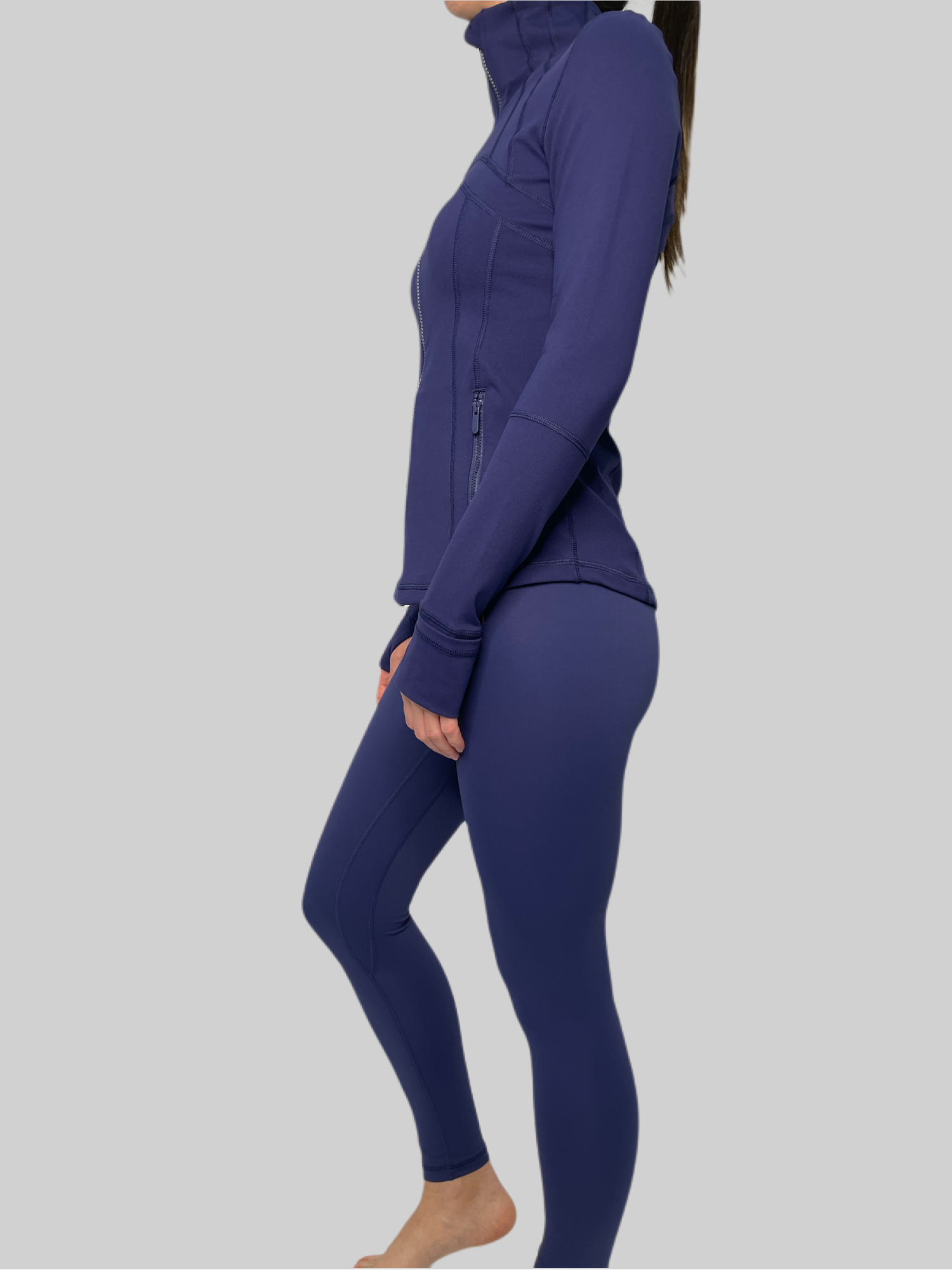 High Waistband Legging - Azul