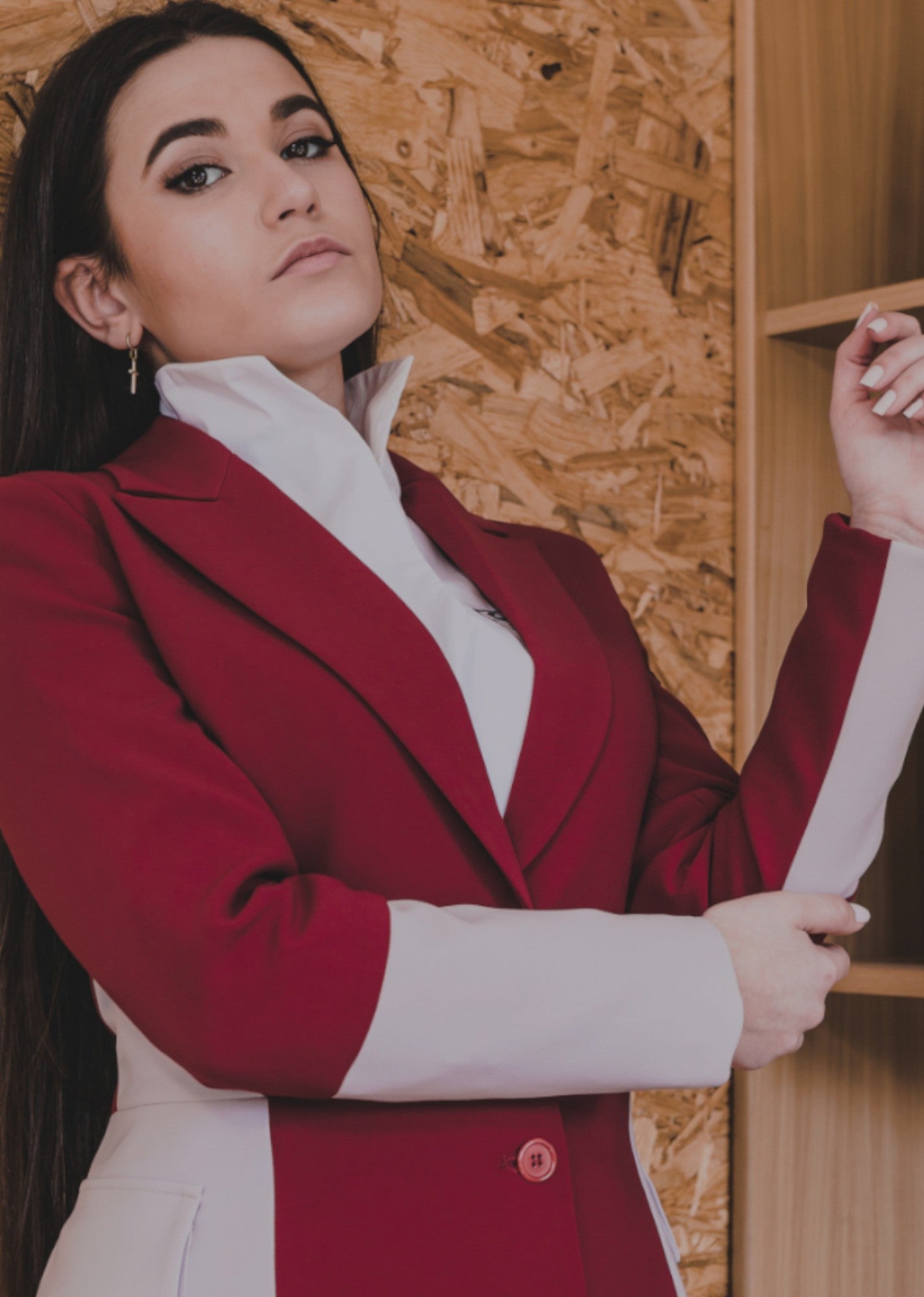 Chaqueta de Concurso CLASSIC - Granate Tierra