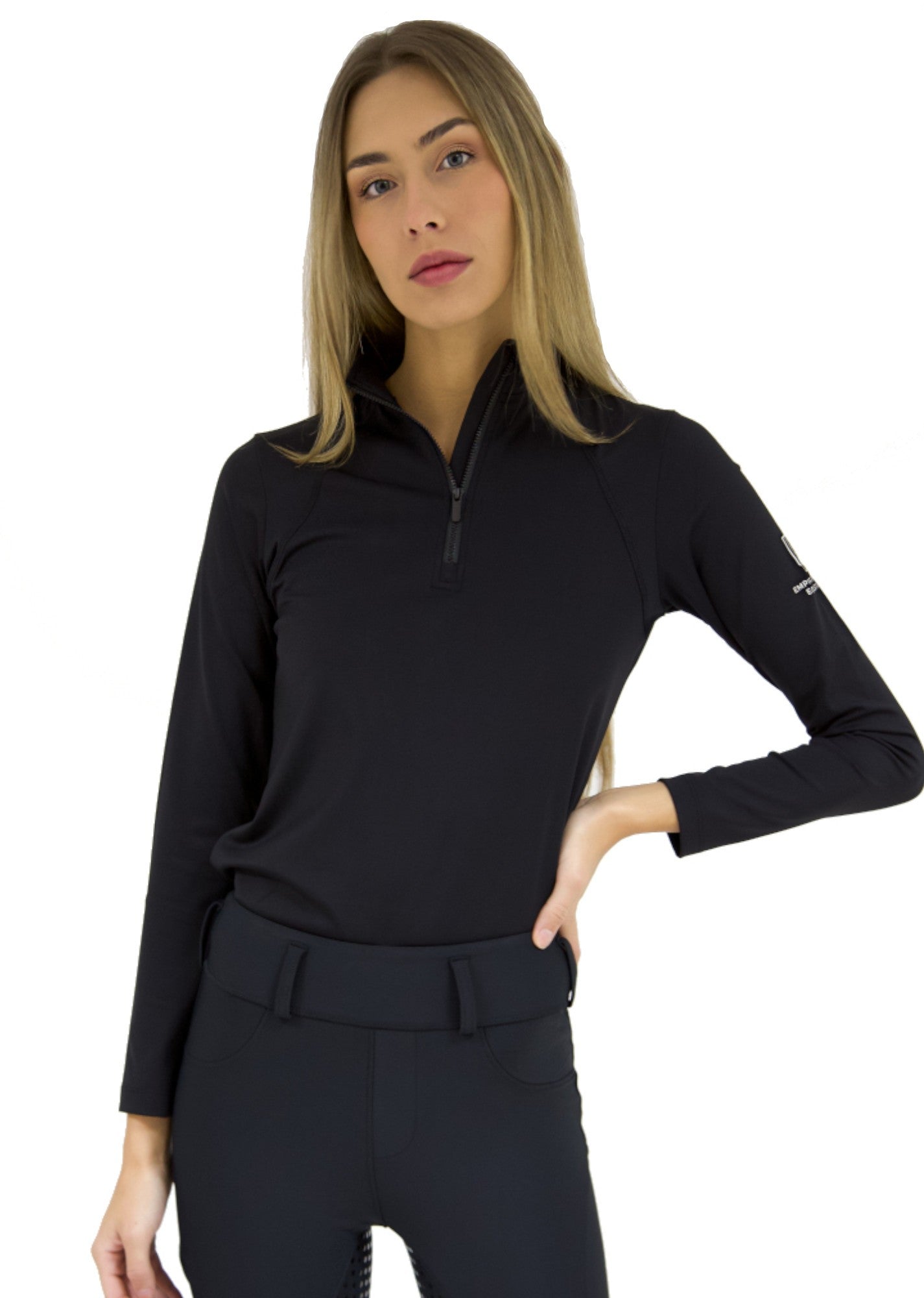Polo Técnico Equitación ELITé - Negro