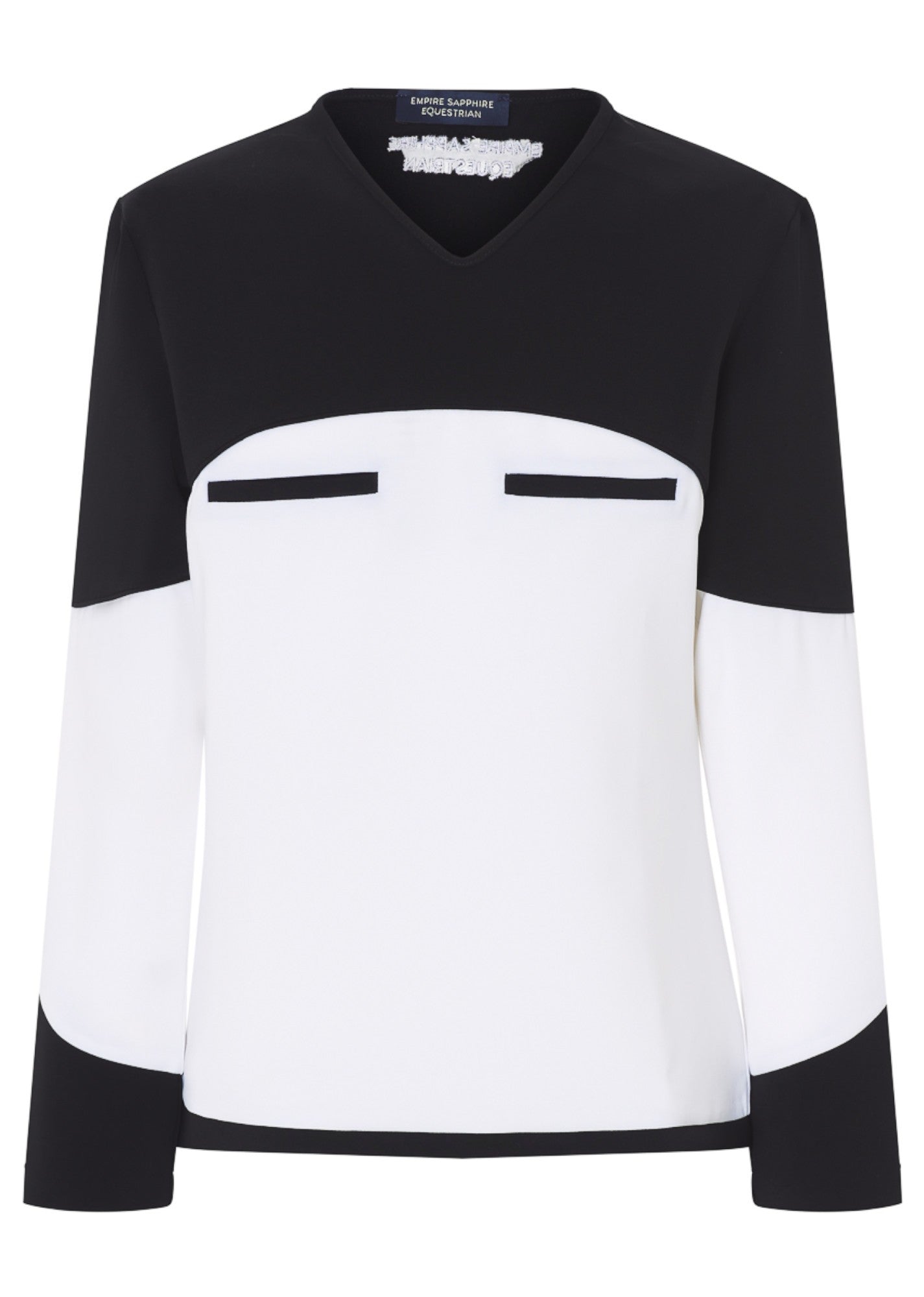 Camiseta Contraste CLASSIC - Blanco Negro