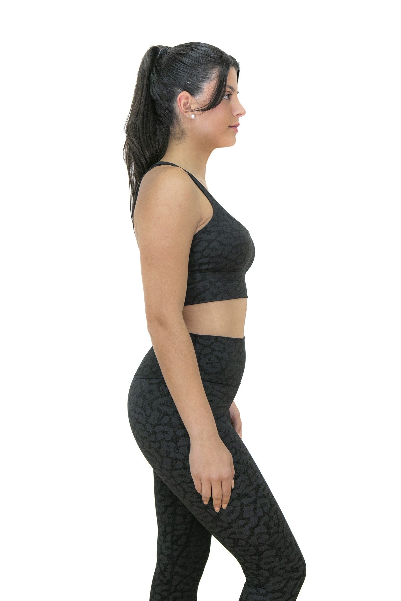 New Black Leopard Top