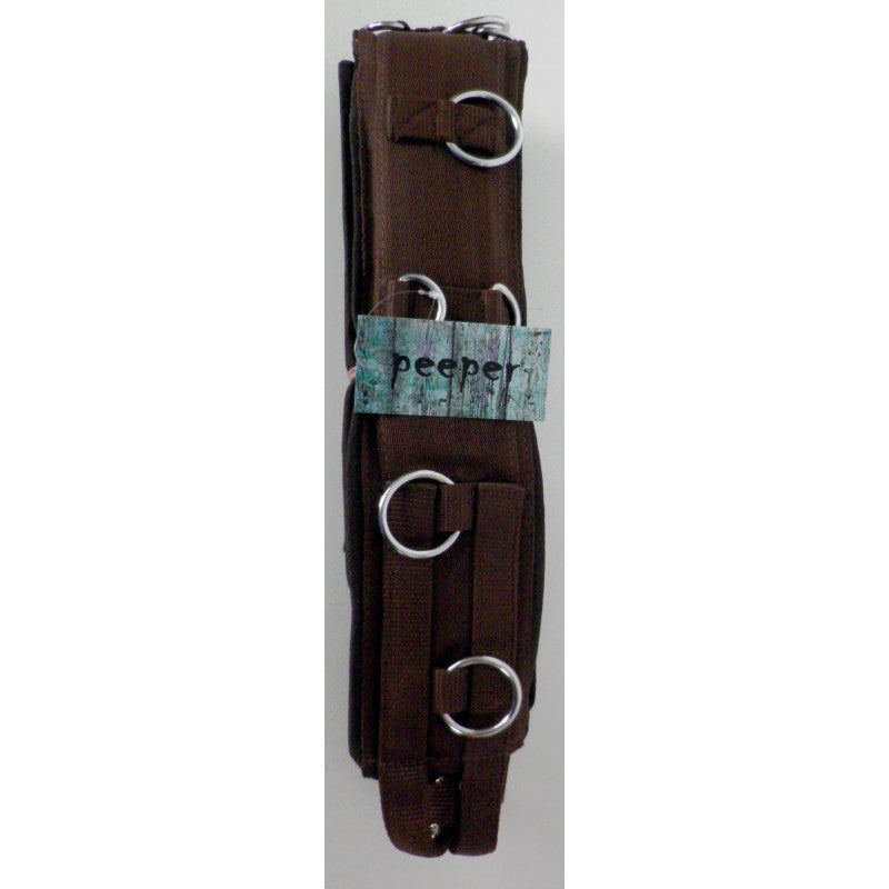 CINCHUELO PEEPER NYLON CON ANILLAS - Negro