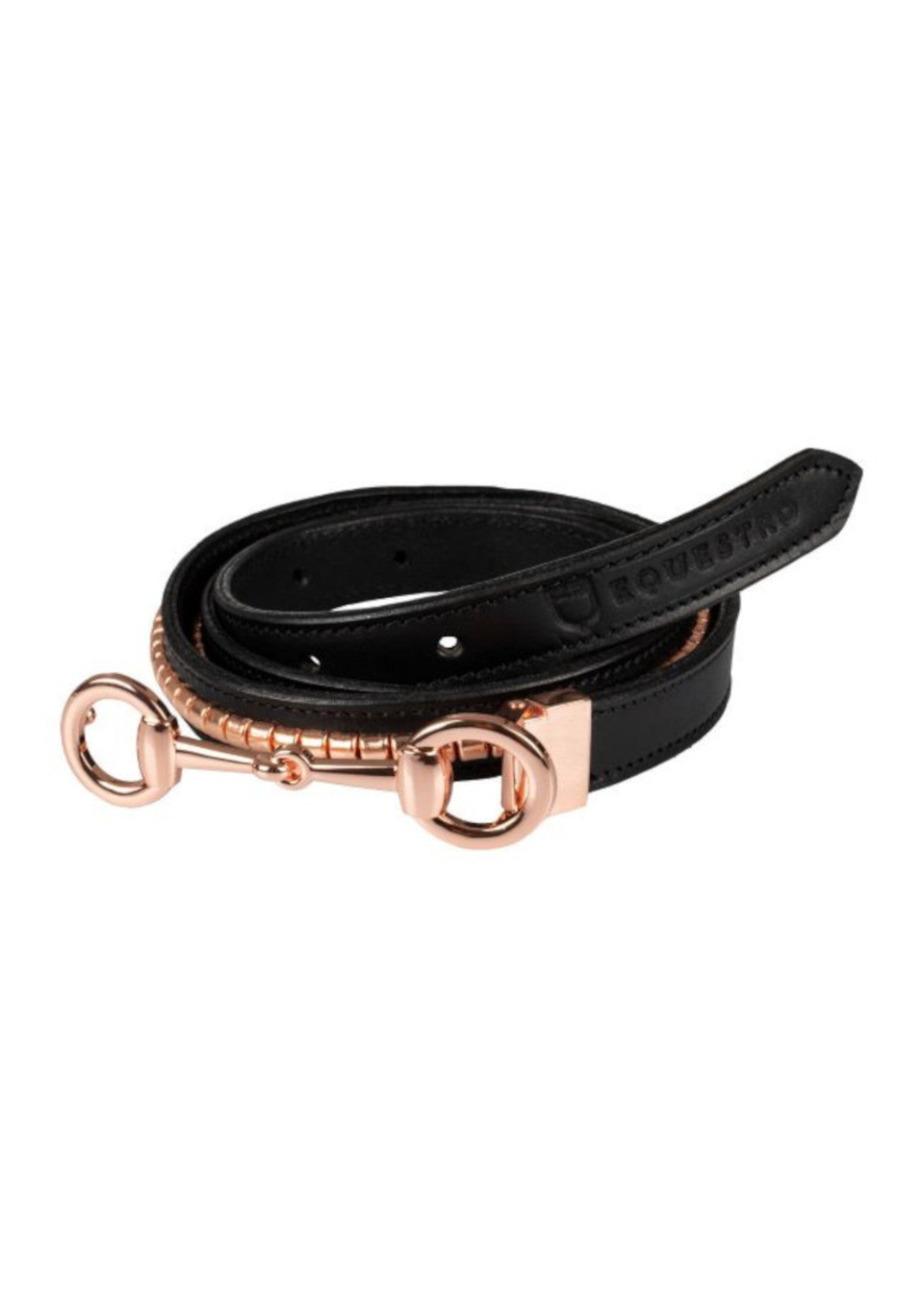 Cinturón Filete Equestro - Oro Rosa Negro