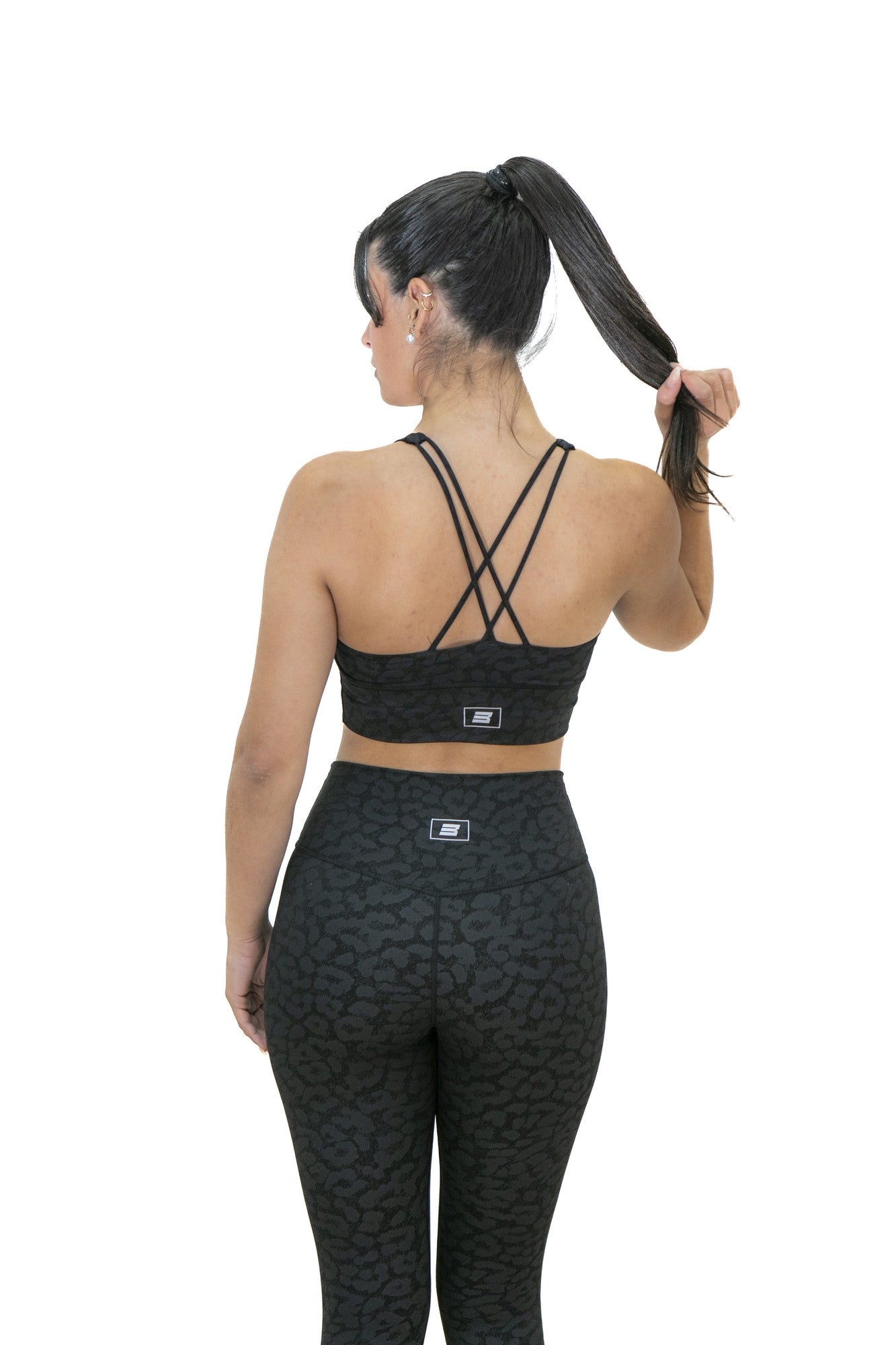 New Black Leopard Top