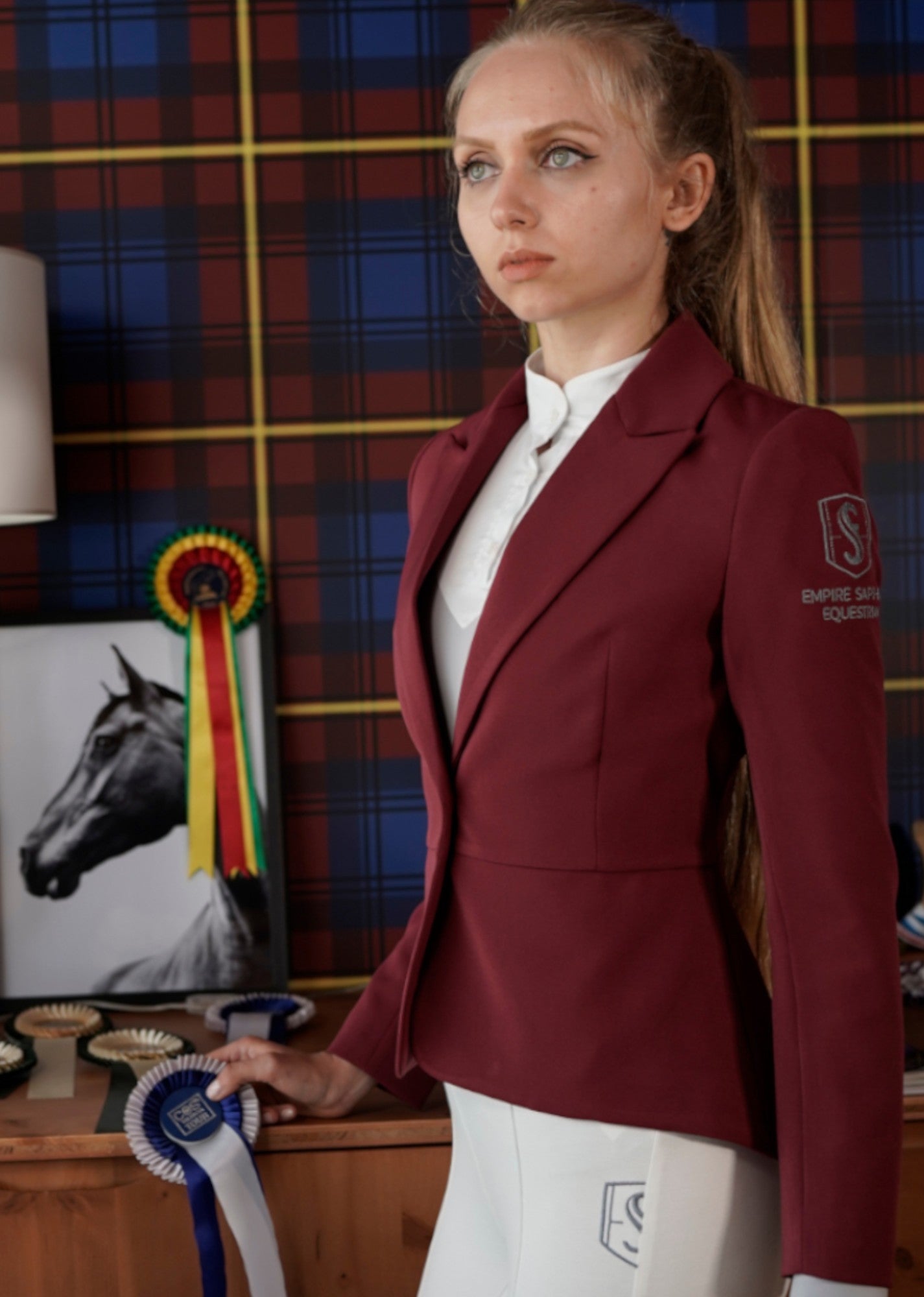 Chaqueta de Concurso LADY - Granate