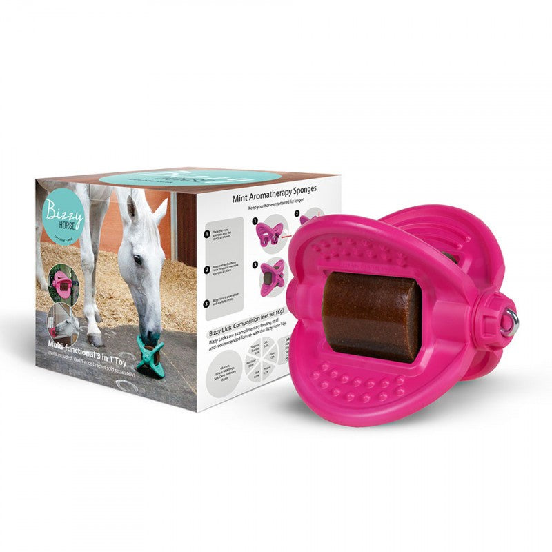 Bizzy Ball – Juguete interactivo para caballos - Navy