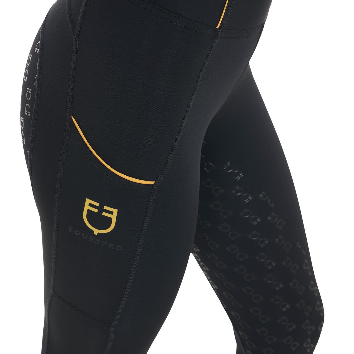Leggings ajustados y ligeros para mujer - Negro
